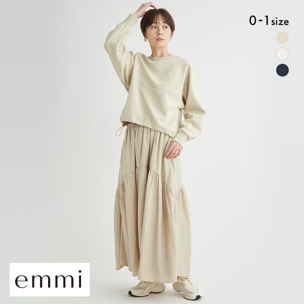 エミ NEW YEAR′S SPECIAL ITEM ラグラントップス×ボリュームスカートセット emmi エミ NEW YEAR′S SPECIAL ITEM ラグラントップス×ボリュームスカートセット emmi
