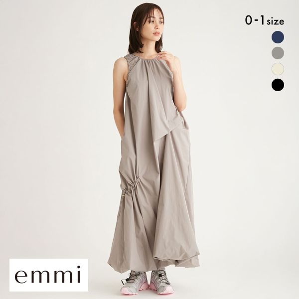 エミ ギャザーフォルムワンピース emmi