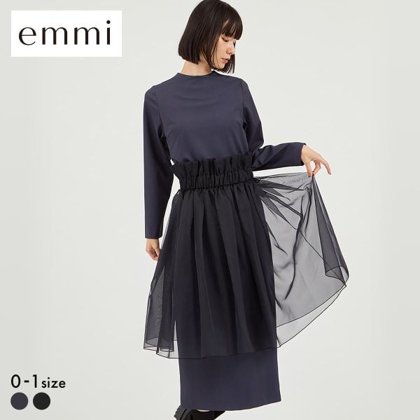 エミ 金子綾 for emmi ハイネックワンピースセット emmi