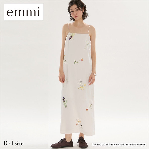 エミ emmi×NYBG サテンキャミワンピース ハンドウォッシャブル emmi
