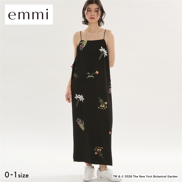 エミ emmi×NYBG サテンキャミワンピース ハンドウォッシャブル emmi