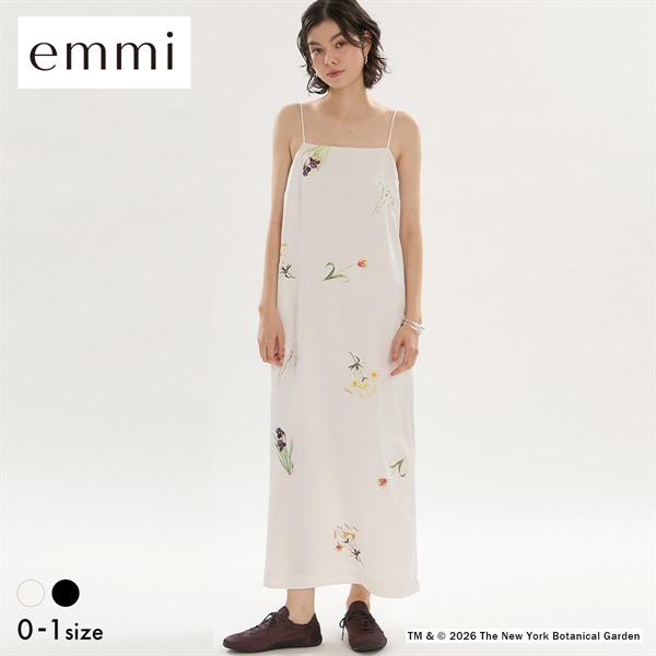 エミ emmi×NYBG サテンキャミワンピース ハンドウォッシャブル emmi