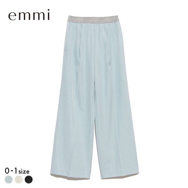 エミ emmiジャガードゴムタックパンツ emmi