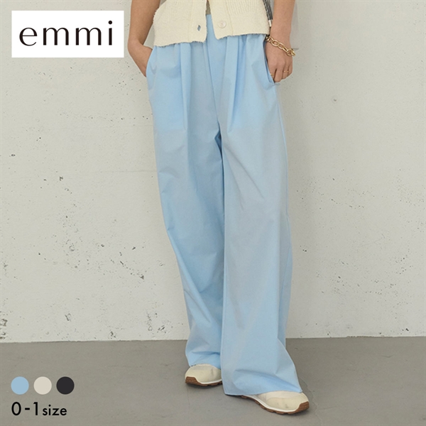 エミ Movique アクティブイージーパンツ 撥水 UVカット 接触冷感 emmi