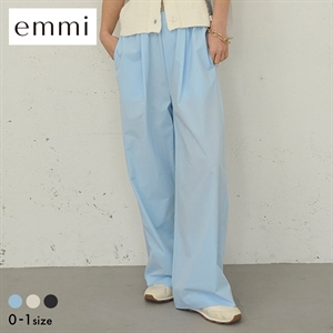 エミ Movique アクティブイージーパンツ 撥水 UVカット 接触冷感 emmi