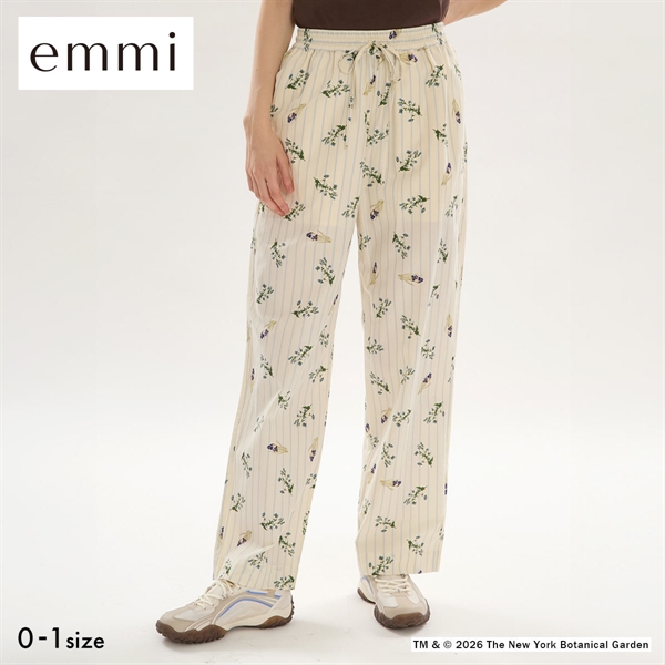 エミ emmi×NYBG ストライプリラックスパンツ セットアップ対応 emmi