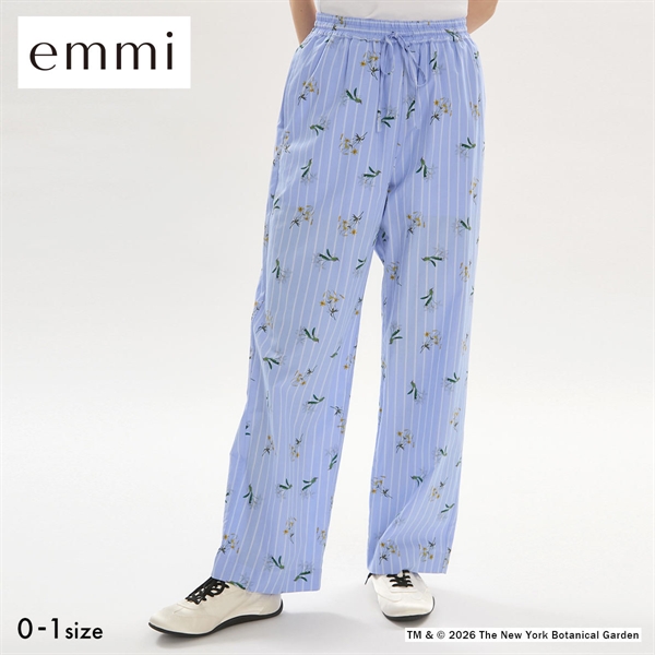 エミ emmi×NYBG ストライプリラックスパンツ セットアップ対応 emmi
