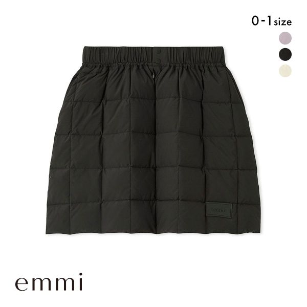エミ emmi×TAION キルティングダウンスカート emmi