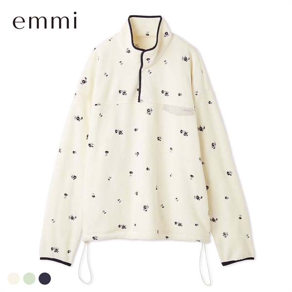エミ ドロストフリースプルオーバー emmi