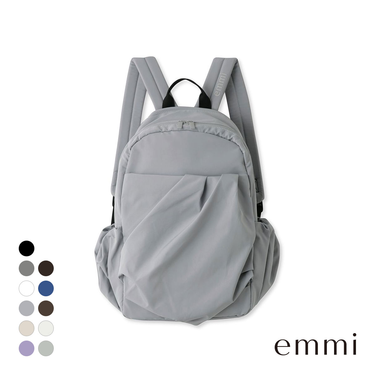 エミ ギャザーボディーバックパック emmi(LBU-薄ブルー-Free)