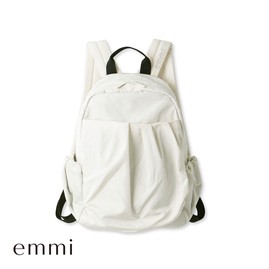 エミ eco 撥水ミニギャザーボディーバックパック emmi(IV-アイボリー-Free)