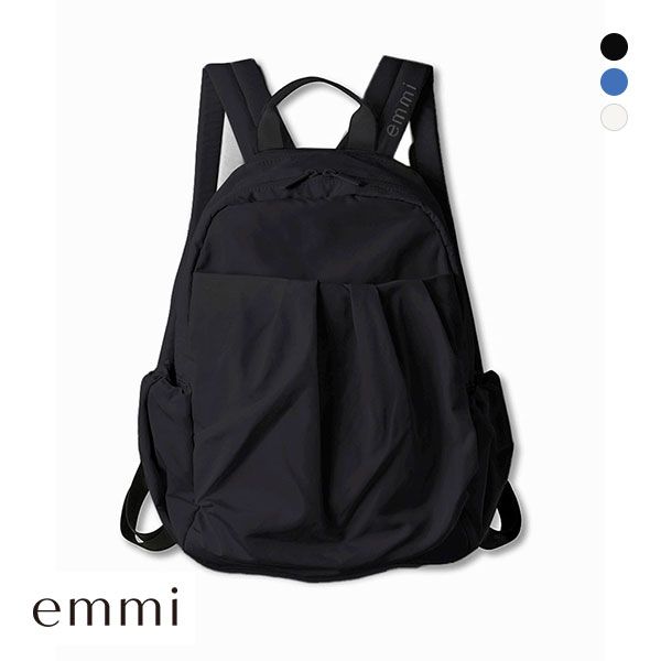 エミ eco 撥水ミニギャザーボディーバックパック emmi エミ eco 撥水ミニギャザーボディーバックパック emmi