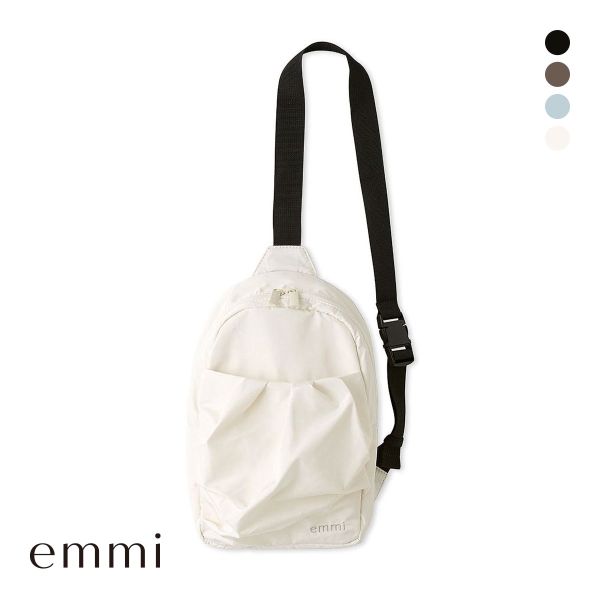 エミ eco 撥水ギャザーミニショルダーバッグ emmi