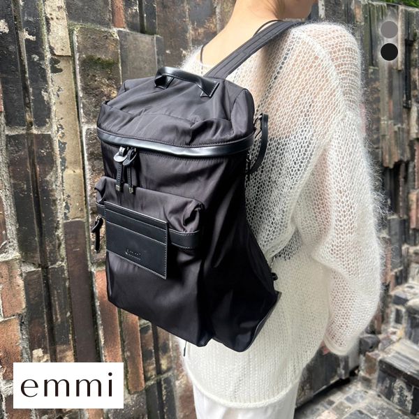 エミ emmi eco 撥水ベーシックバックパック