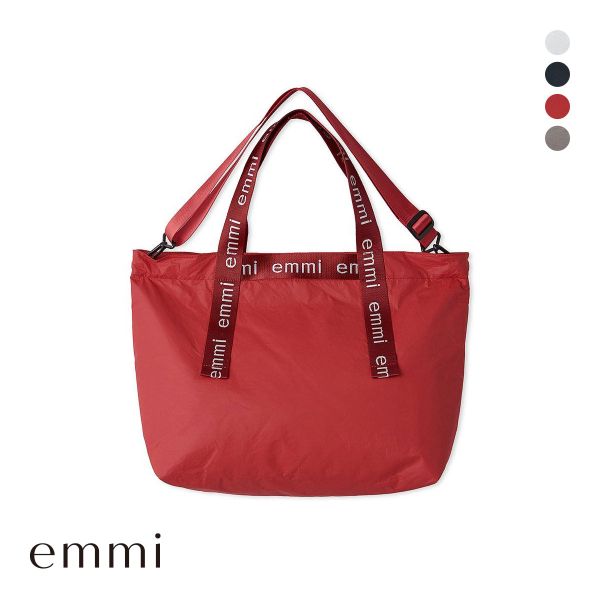 エミ 10th emmiロゴビッグトートバッグ emmi
