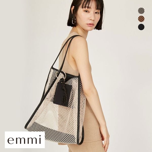 エミ アトリエ メッシュトートバッグ emmi atelier