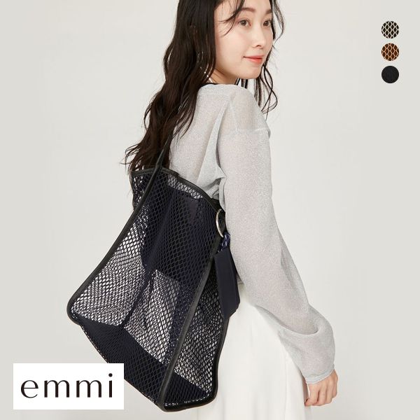 エミ アトリエ メッシュトートバッグ emmi atelier