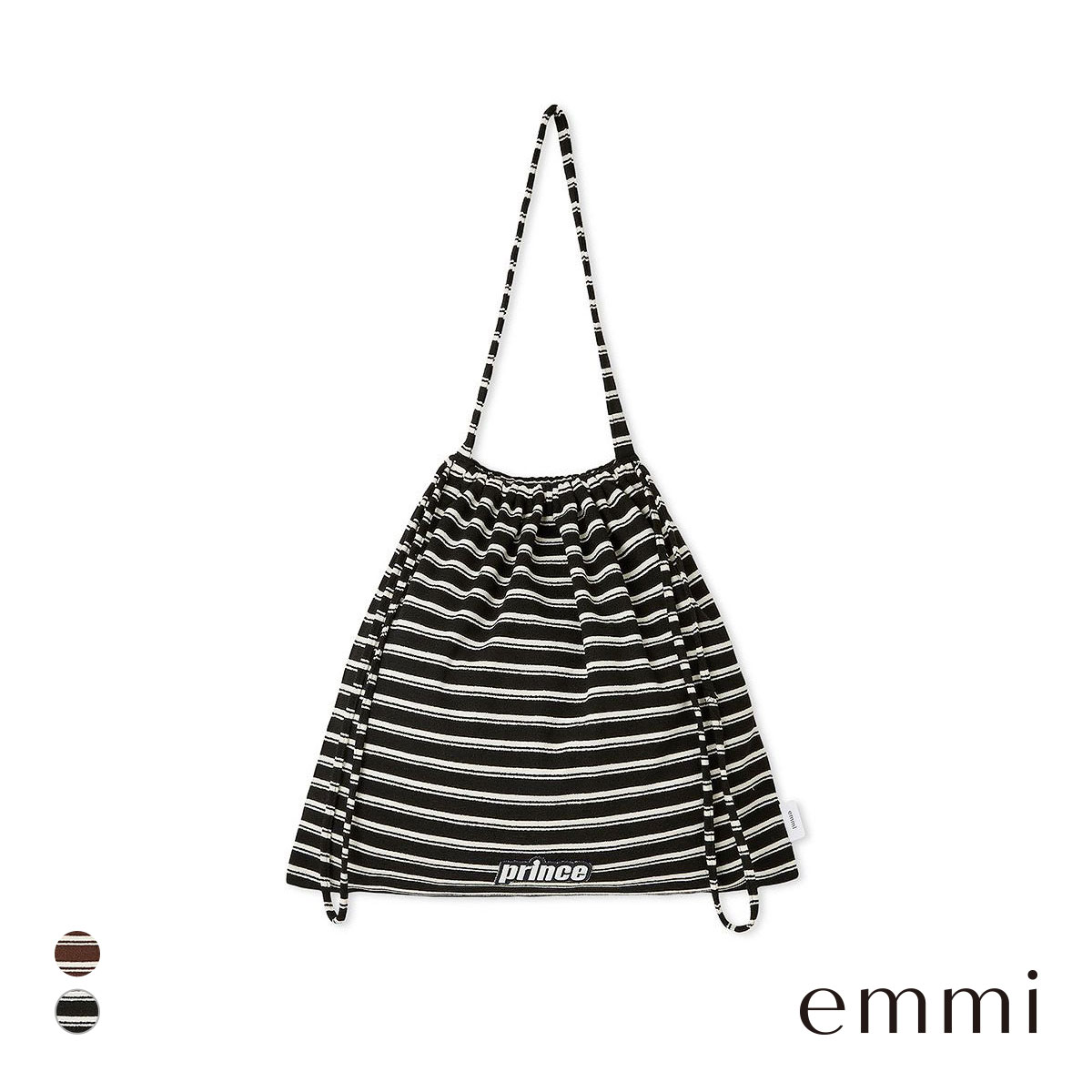 エミ prince emmi パイルビッグトートバッグ(BK-ブラック-Free)