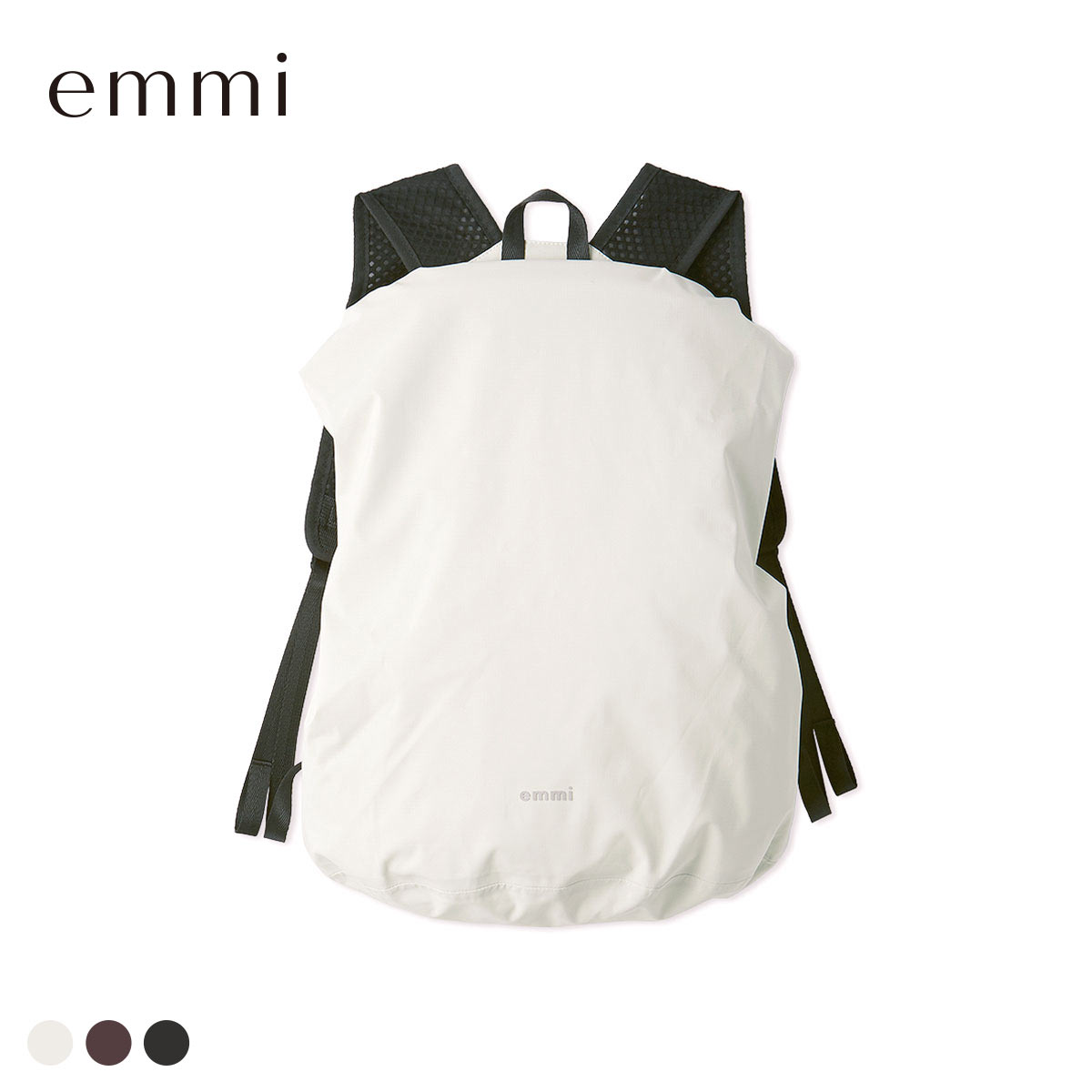 エミ Raintive eco ライトバックパック emmi(CR-クリーム-Free)