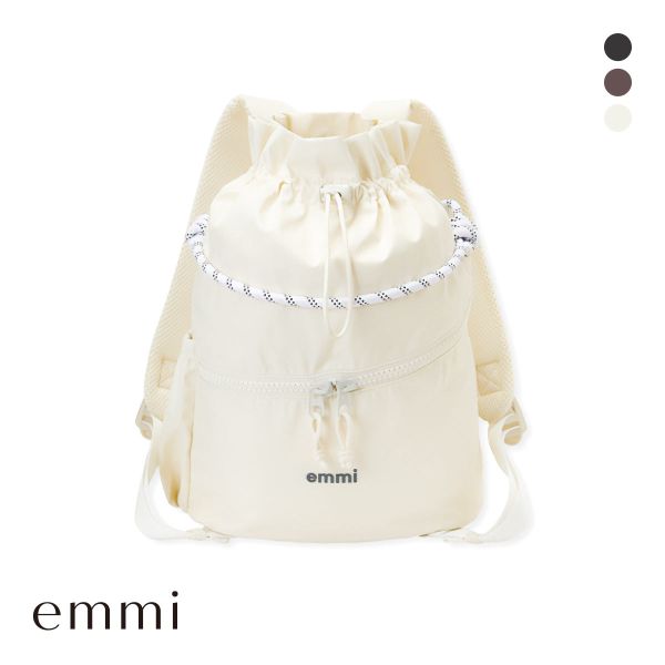 エミ 限定カラー 撥水 emmiロゴマルチバックパック emmi