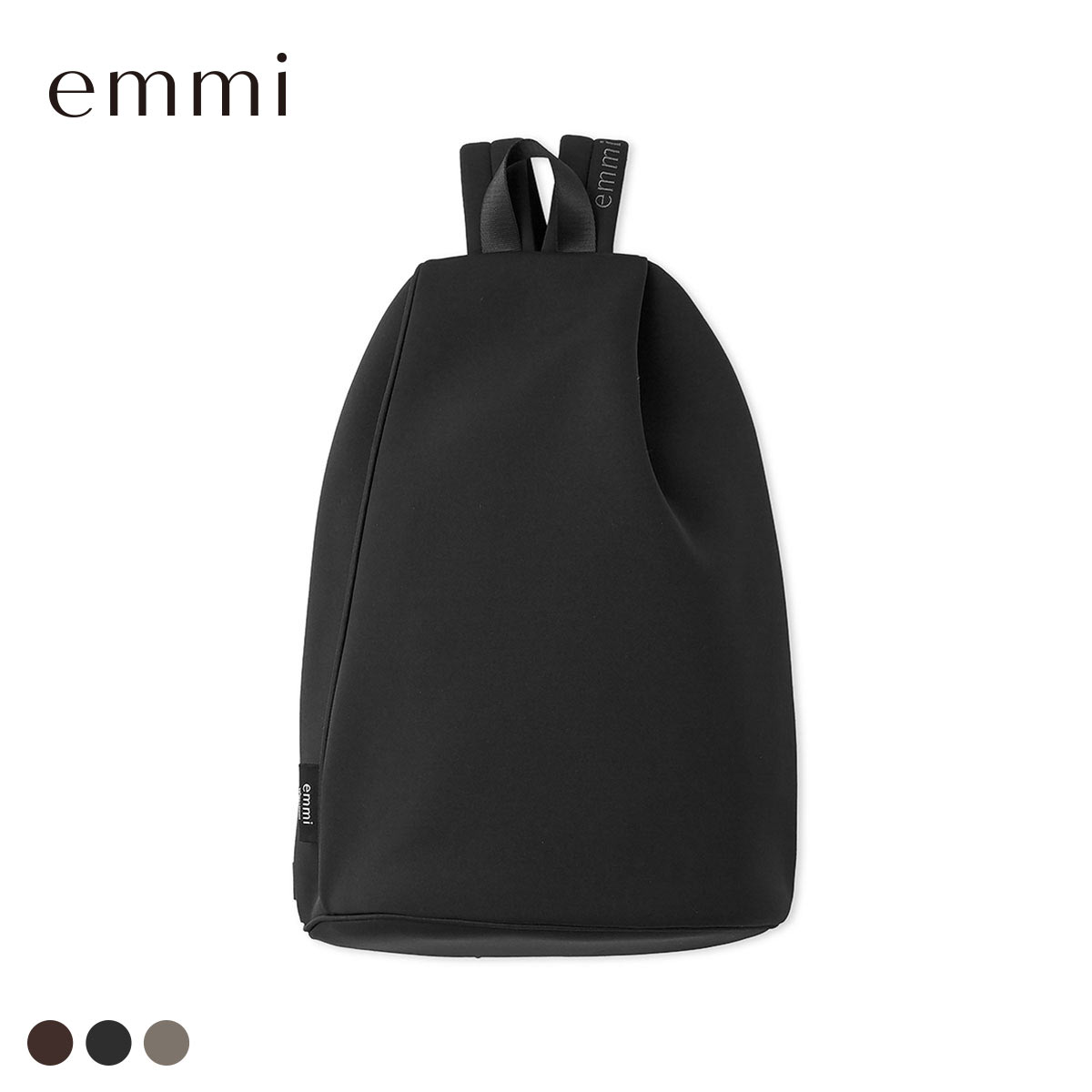 エミ ネオプレーン2wayボディバックパック emmi(BK-ブラック-Free)