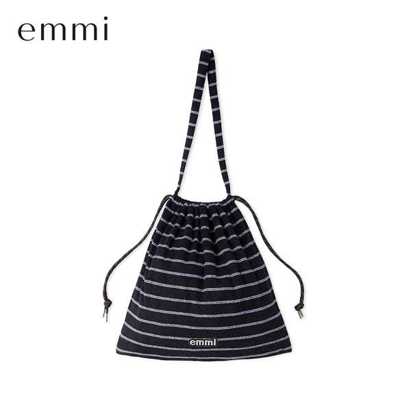 エミ emmiロゴパイルスクエア2wayショルダーバッグ emmi