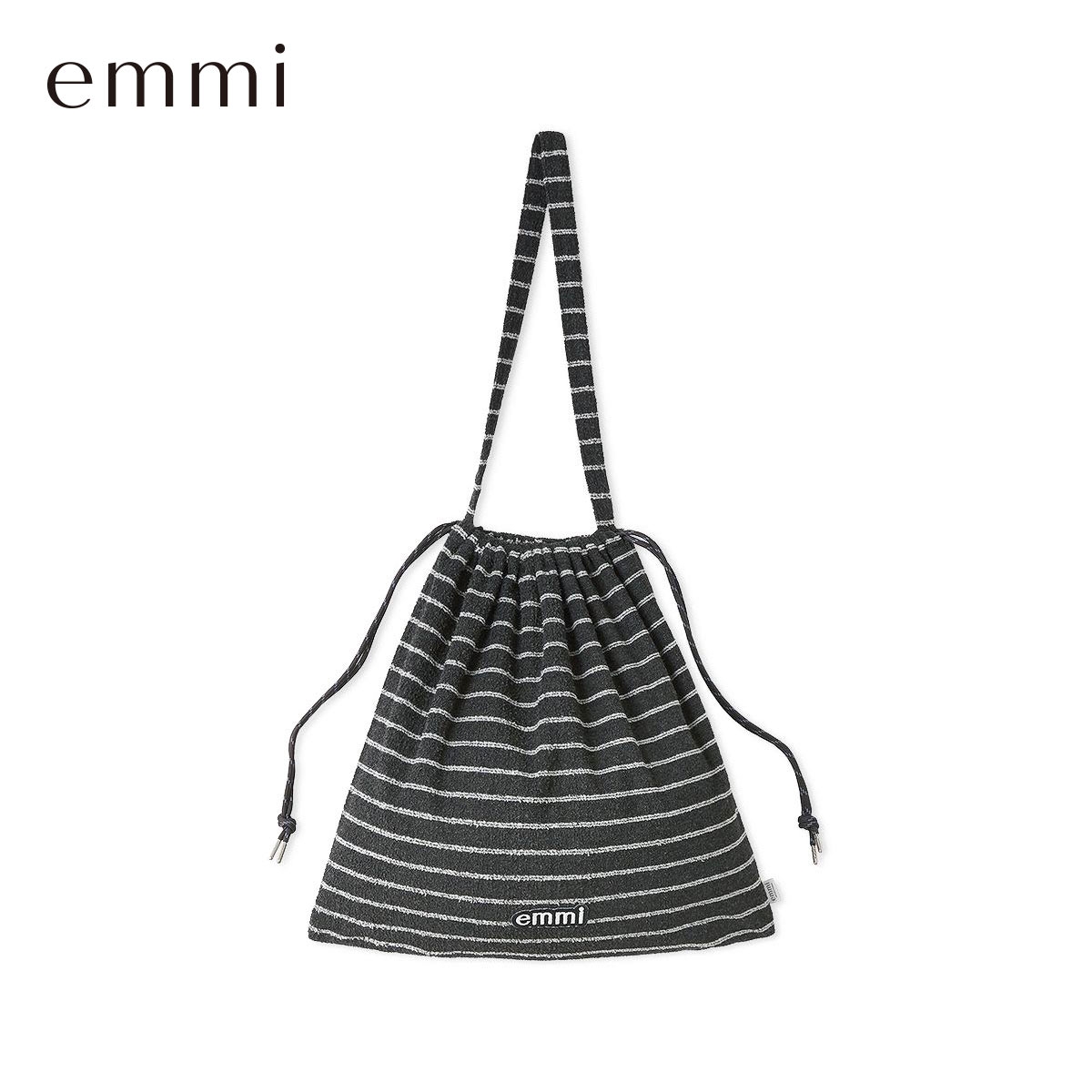 エミ emmiロゴパイルスクエア2wayショルダーバッグ emmi(GY-グレー-Free)