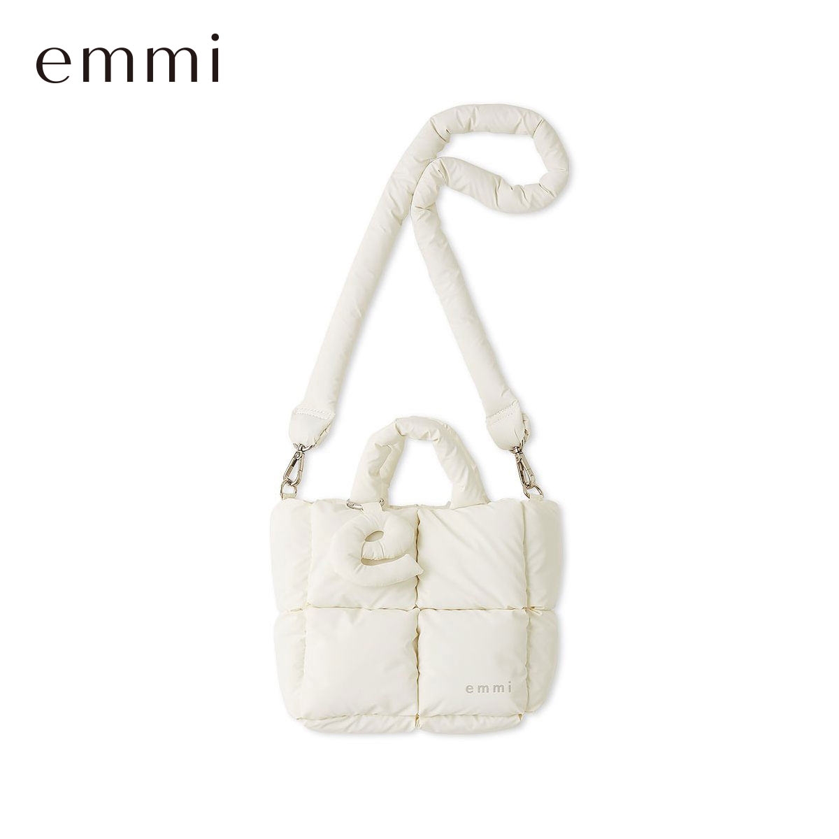 エミ ecoパデットミニショルダーバッグ emmi(IV-アイボリー-Free)