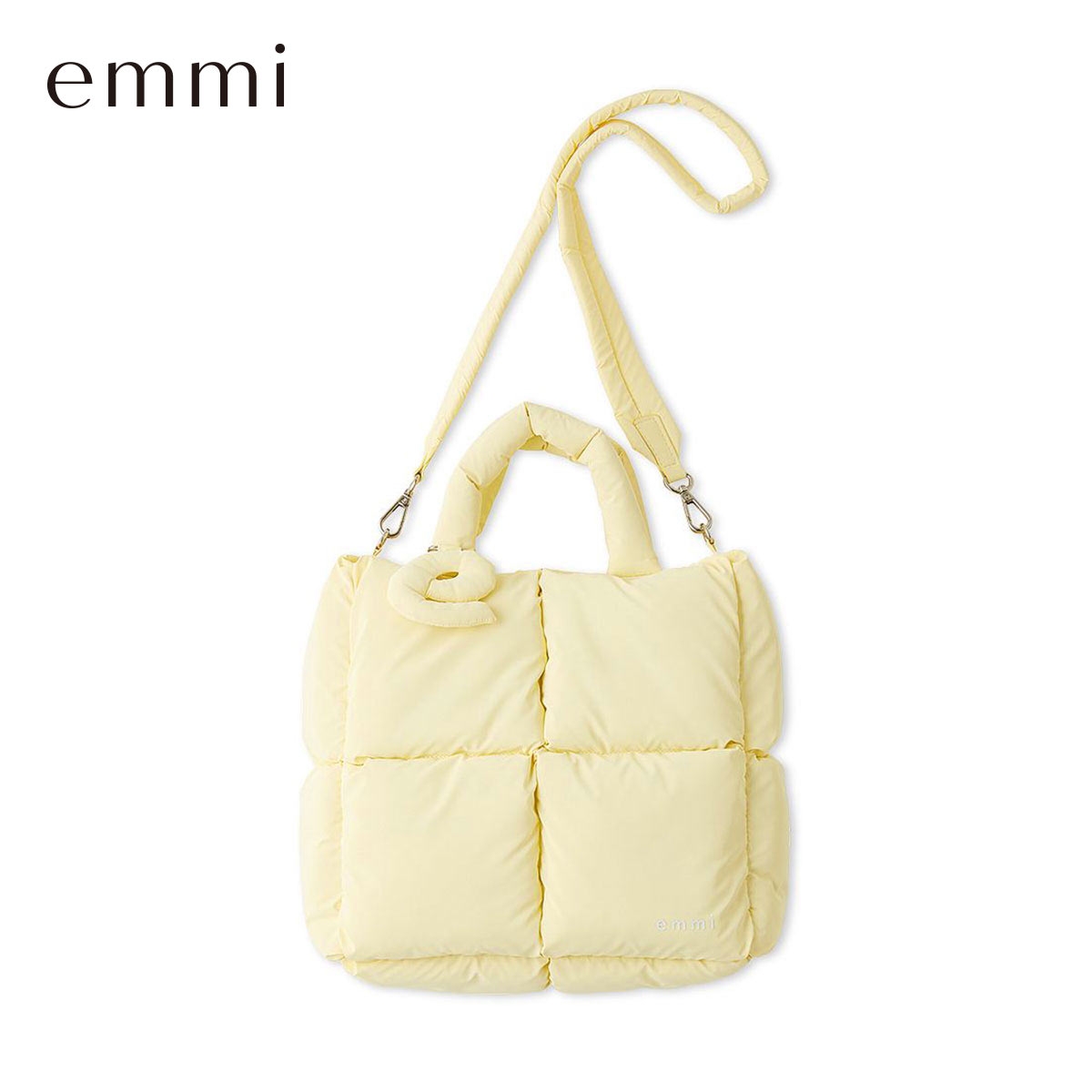エミ ecoパデットビッグショルダーバッグ emmi(YE-イエロー-Free)