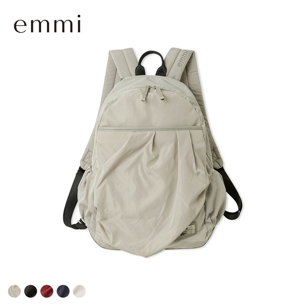 エミ eco レザーミックスバックパック 撥水 emmi