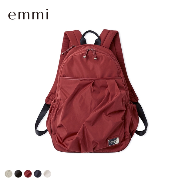 エミ eco レザーミックスバックパック 撥水 emmi