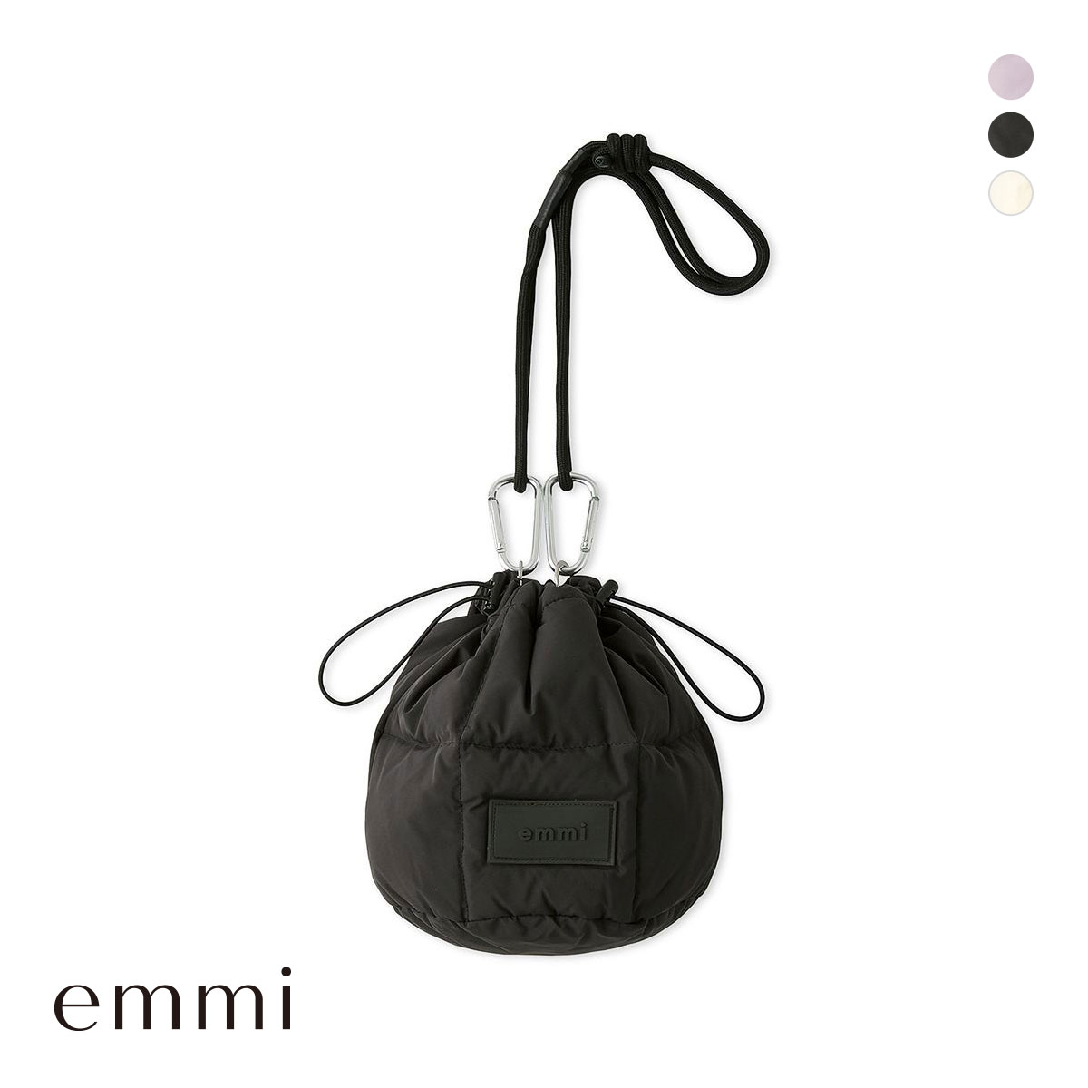 エミ emmi×TAION キルティングダウンバッグ emmi(BK-ブラック-Free)