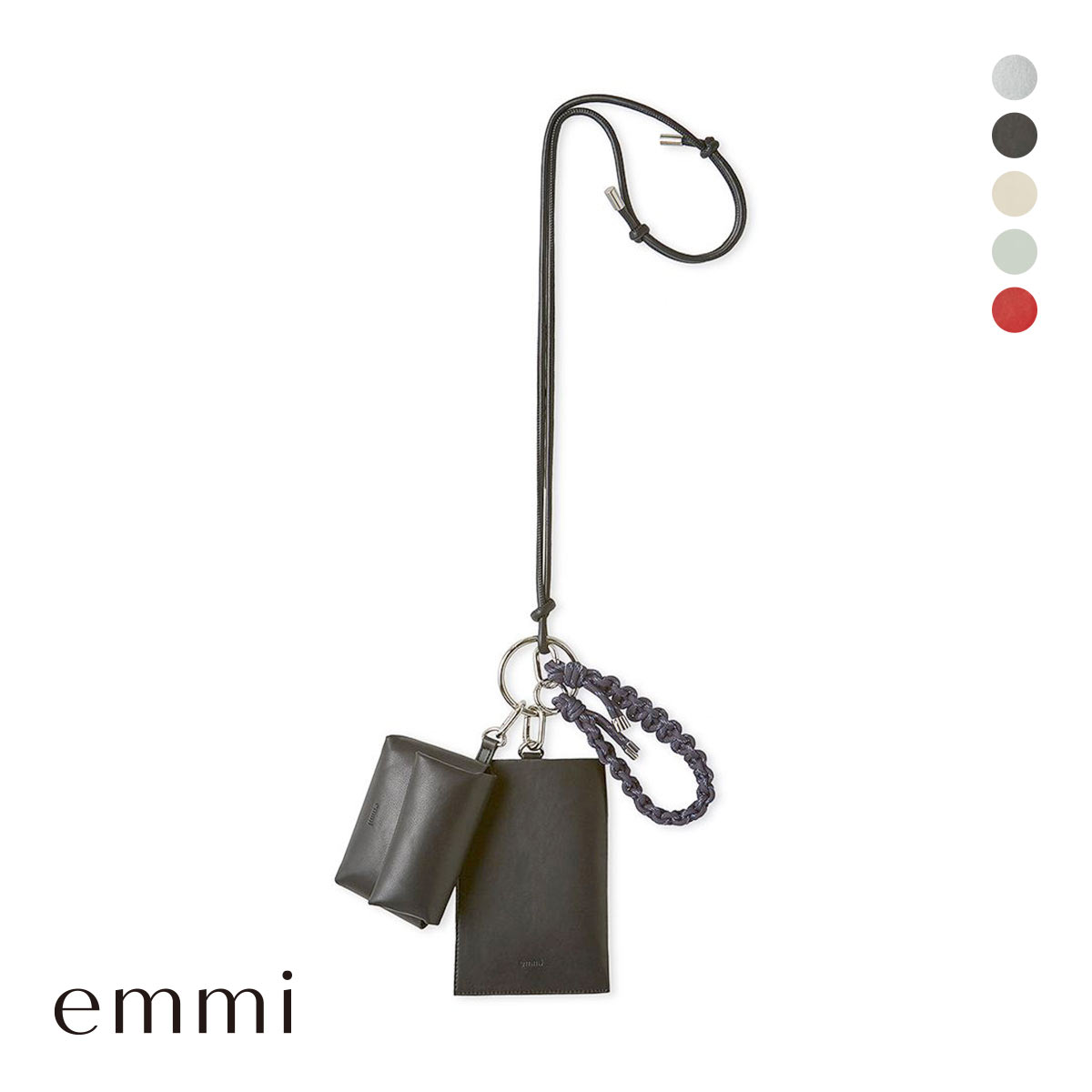 エミ ONLINE限定カラー マルチショルダー emmi(BK-ブラック-Free)