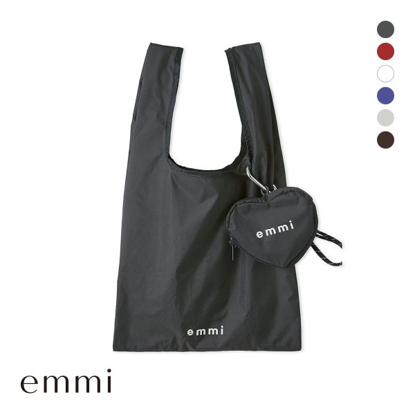エミ アトリエ 10th ハートチャーム付きエコバッグ emmi atelier