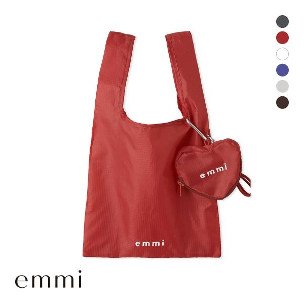 エミ アトリエ 10th ハートチャーム付きエコバッグ emmi atelier