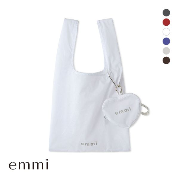 エミ アトリエ 10th ハートチャーム付きエコバッグ emmi atelier
