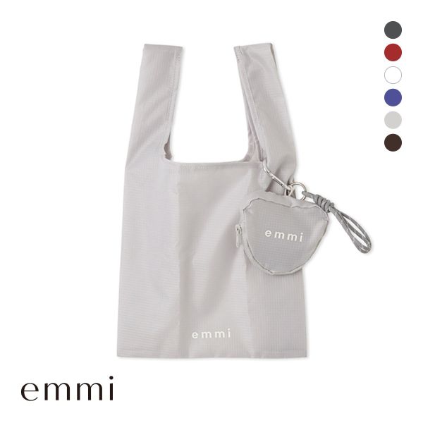 エミ アトリエ 10th ハートチャーム付きエコバッグ emmi atelier