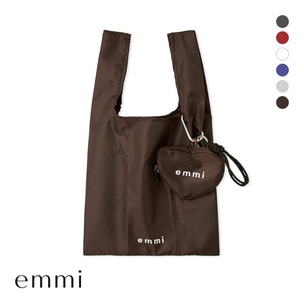 エミ アトリエ 10th ハートチャーム付きエコバッグ emmi atelier