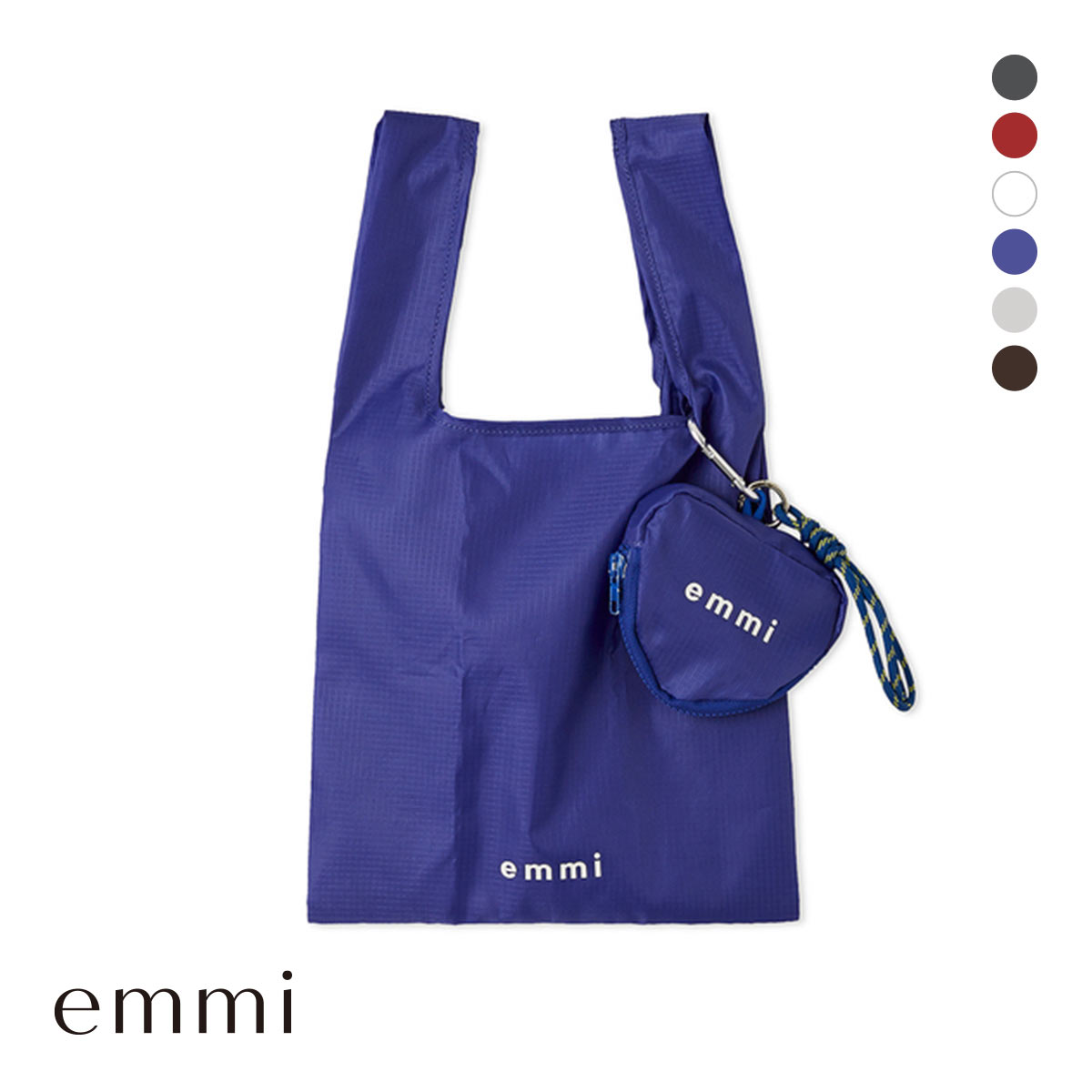 エミー emmi atelier】eco 撥水メッシュミニギャザーボディーバック