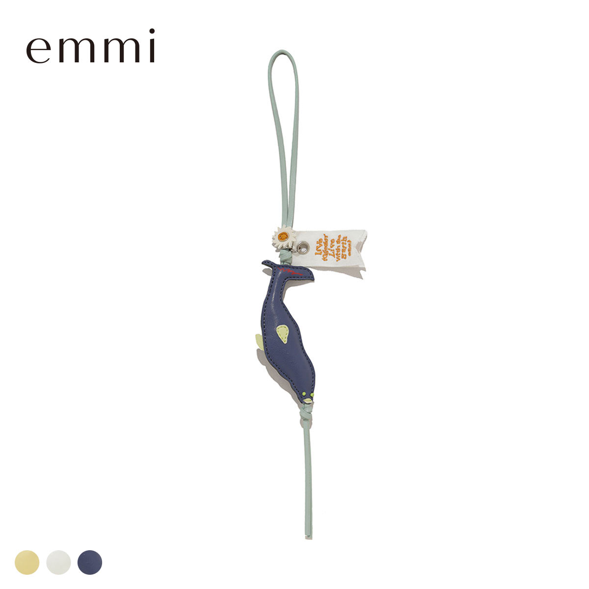 エミ Global warming アニマルモチーフチャーム emmi(NV-ネイビー-Free)