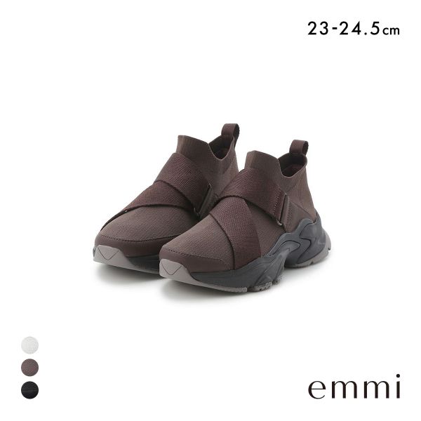 エミ eco ニットスニーカー emmi