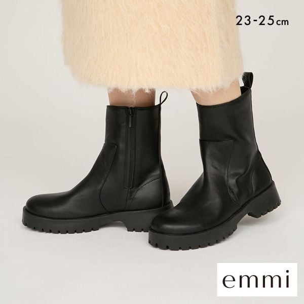 エミ ウォータープルーフ アンクルブーツ emmi