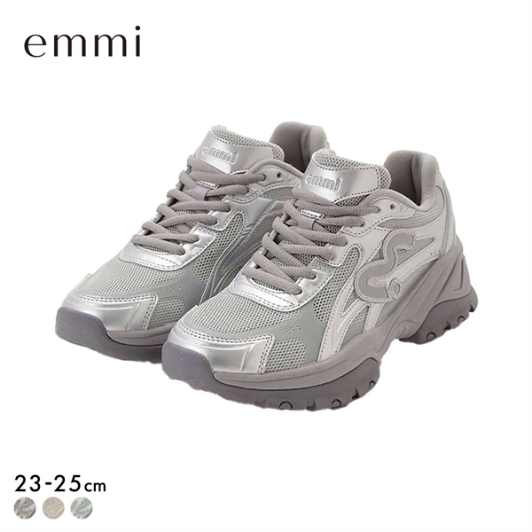 エミ em ボリュームメッシュスニーカー emmi