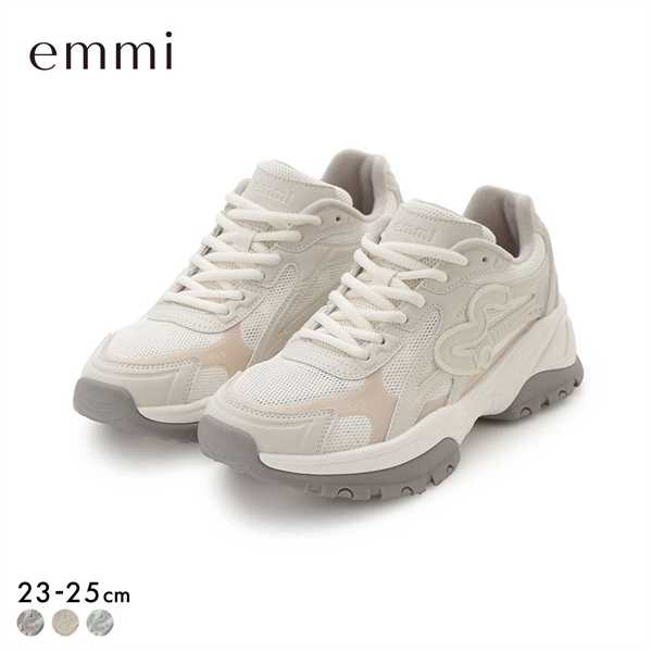エミ em ボリュームメッシュスニーカー emmi