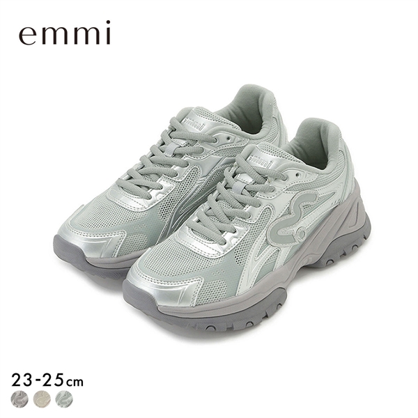 エミ em ボリュームメッシュスニーカー emmi
