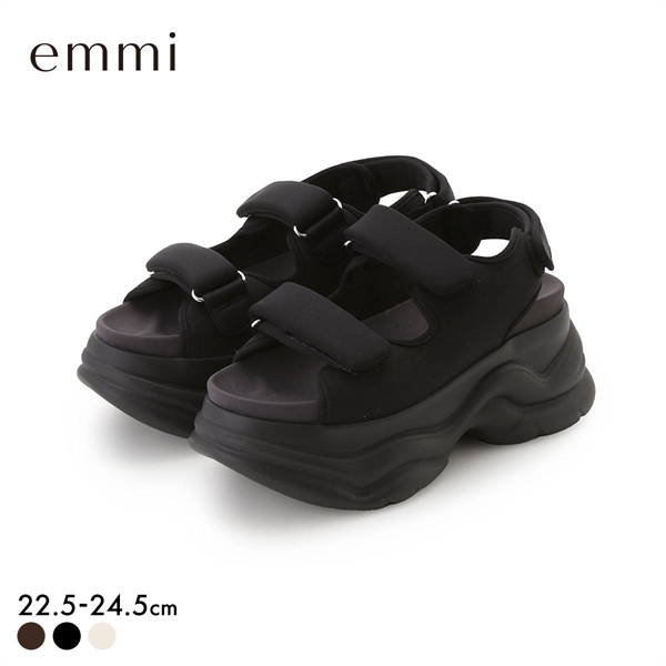 エミ ボリュームソールサンダル emmi