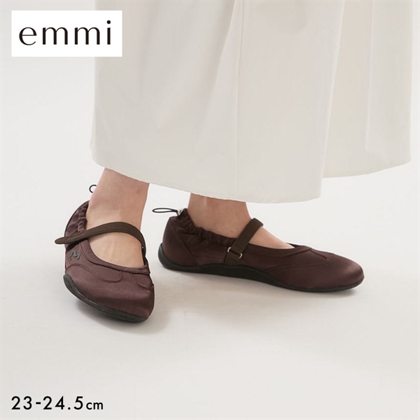 エミ em サテンメリージェーンスニーカーemmi