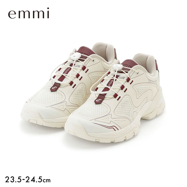 エミ em ラインデザインスニーカー emmi