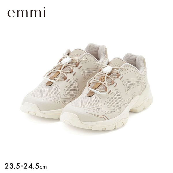 エミ em ラインデザインスニーカー emmi