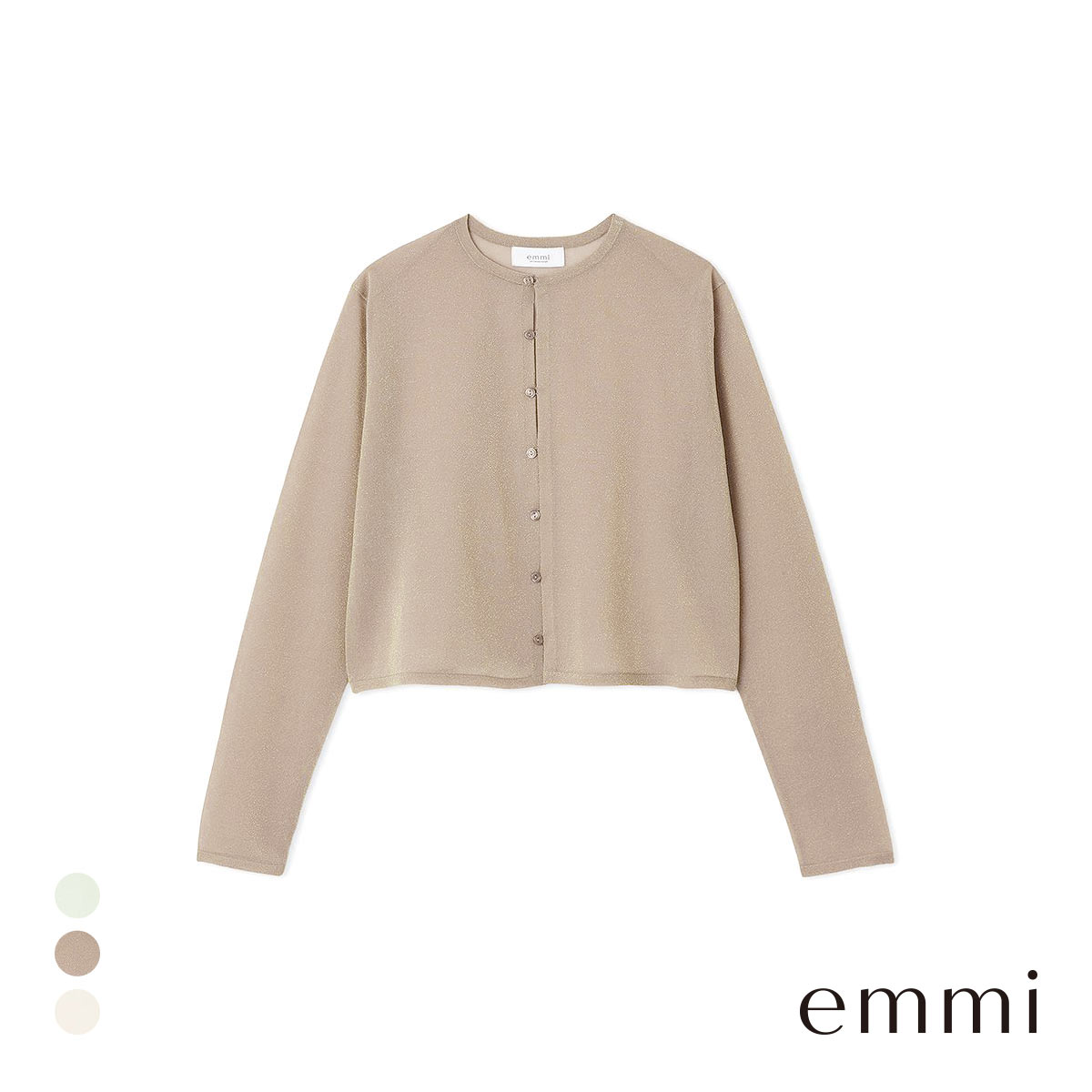 エミ オーロラシアーカーディガン emmi(BE-ベージュ-Free)